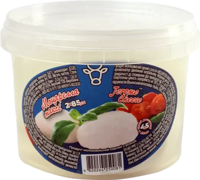 Моцарелла Максі в розсолі продукт молоковмісний сирний ТМ «Jerome Cheese» 170г