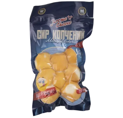 Сир копчений Моцарелла Кульки ТМ «Jerome Cheese» 155г