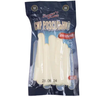 Сир Моцарелла міні-палички класичні ТМ «Jerome Cheese» 150г