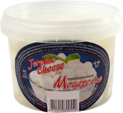 Моцарелла Міні в розсолі продукт молоковмісний сирний ТМ «Jerome Cheese» 200г
