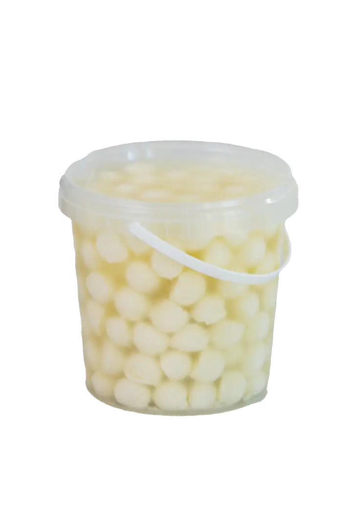Моцарелла Міні в розсолі продукт молоковмісний сирний ТМ «Jerome Cheese» 600г