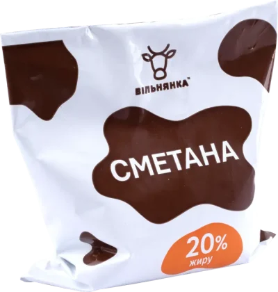 Сметана 20% жиру